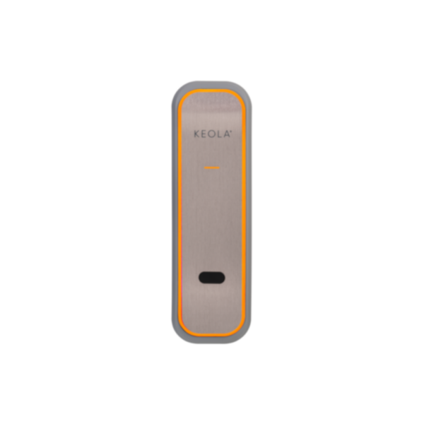 Lecteur connecté ou autonome KEOLA Sewosy K1-W, contrôle d'accès Bluetooth et connexion Wifi. Leds allumées en orange