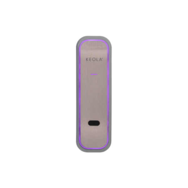 Lecteur connecté ou autonome KEOLA Sewosy K1-W, contrôle d'accès Bluetooth et connexion Wifi. Leds allumées en violet